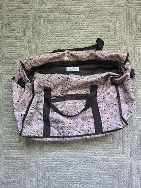 Braciano Pink Floral Weekend Tote Bag